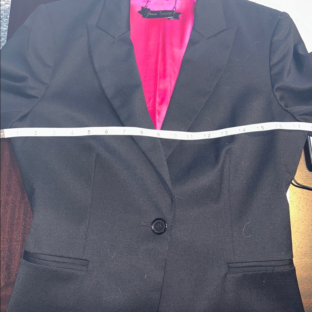 🔥NWOT🔥GLAMOUR🔥CAMPAIGN🔥by Fred Naggar Black Blazer/Swarovski Crystal Skull - Picture 13 of 14